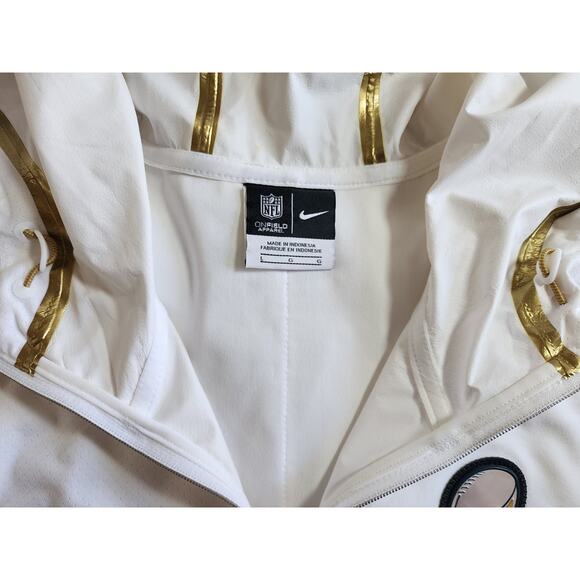 Nike NFL On-Field Apparel Carolina Panthers Super Bowl 50 Sideline Jacket Large - Picture 3 of 11